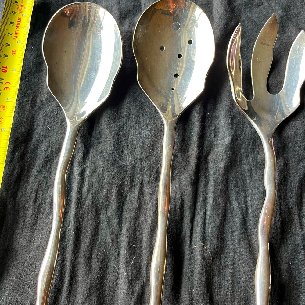 Michael Aram Silver Serving Utensils Set